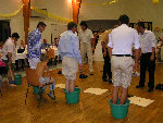 les candidats... les pieds dans la bassine