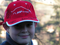 Anthony et sa casquette signée