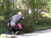 René qui lance une boule, tire-til ou pointe t'il ?
